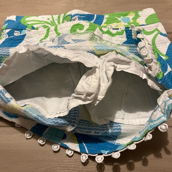 Lilly Pulitzer Blue and Green Skort - Picture 4 of 6